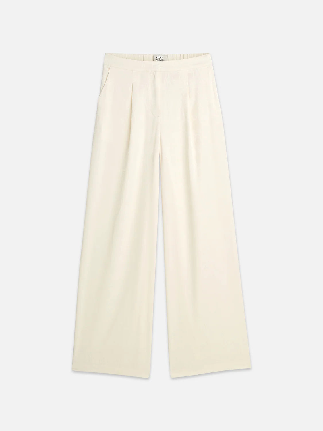 Eleni - Jaquard High Rise Wide Leg Pants