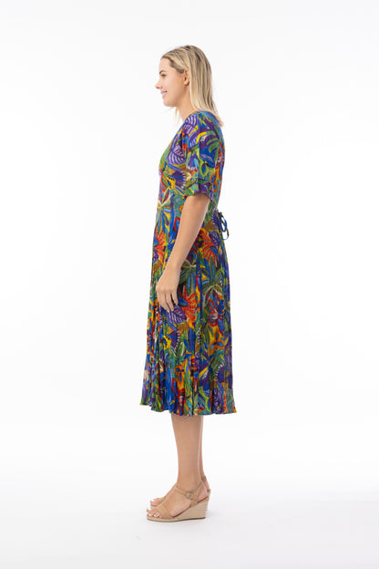Zapallar Godet Dress