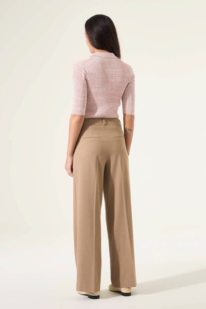 Dusty Rose Knit Polo