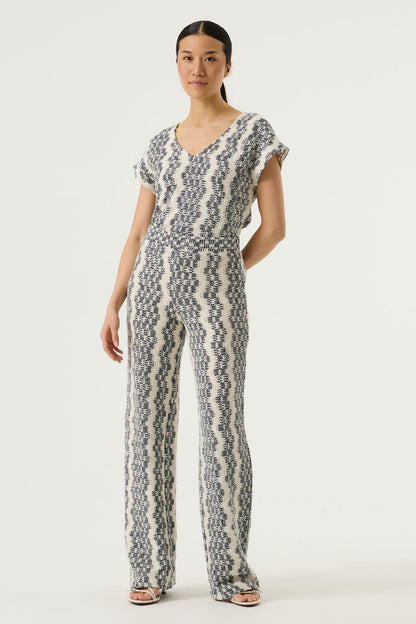 Ecru Print Top