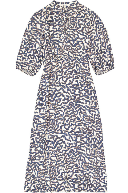 Printed Midi Dress