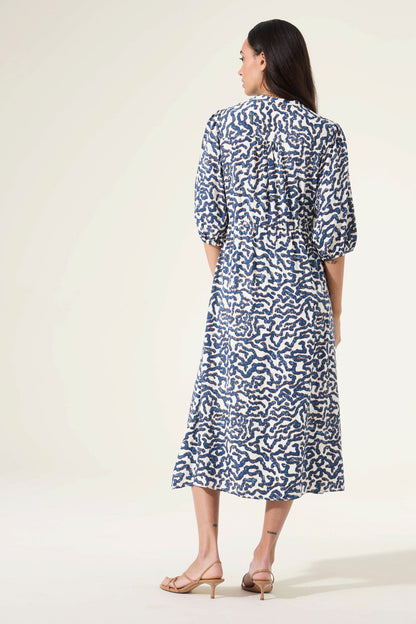 Printed Midi Dress