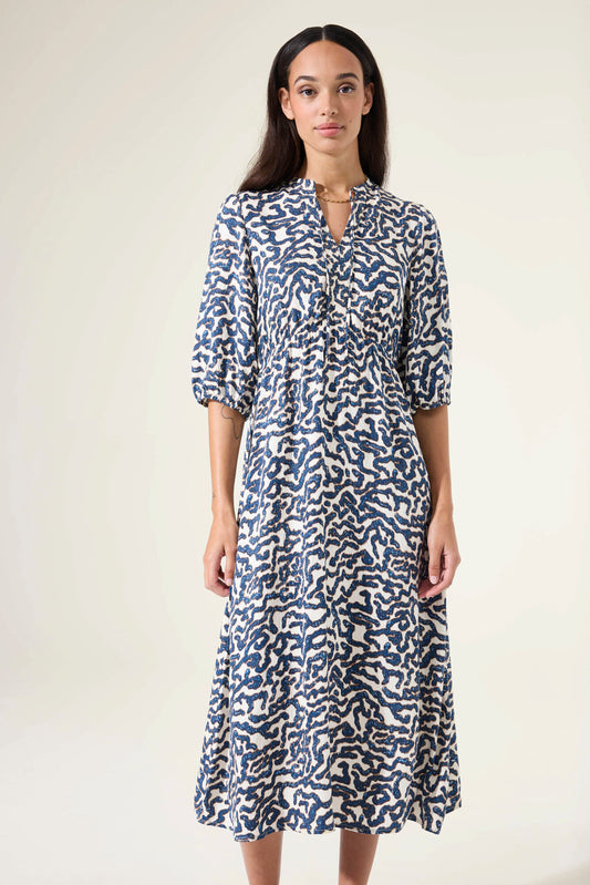 Printed Midi Dress
