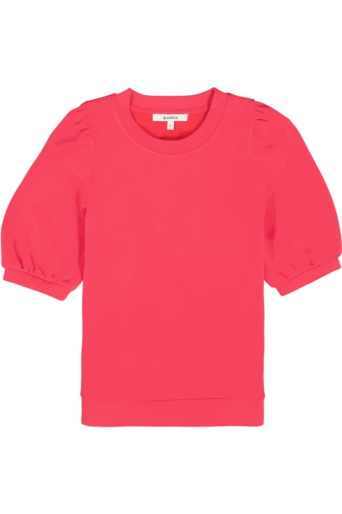 Raspberry Short Sleeve Sweater