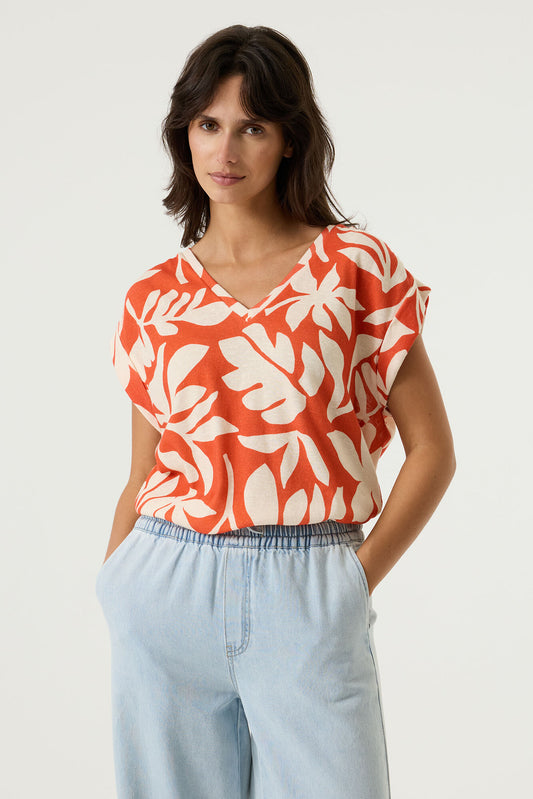 Paprika Printed Tee