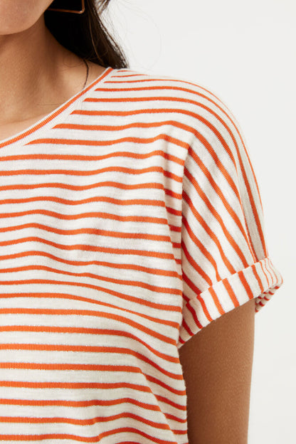 Emberglow Striped T-Shirt