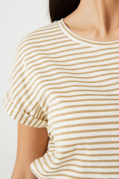 Brown Striped T-Shirt