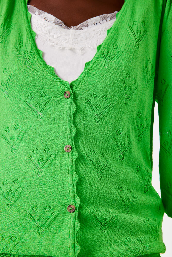 Festive Green Cardigan