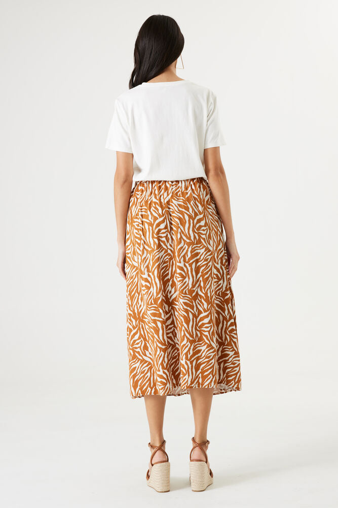 Roasted Print Skirt