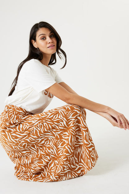 Roasted Print Skirt