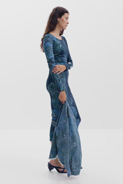 Fitted Mandala Dress