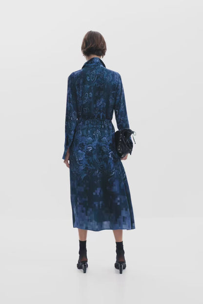 Paisley Shirt Dress