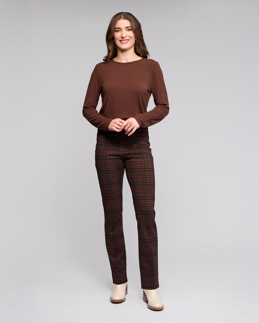 Cherry Knit Pull On Slim Pant