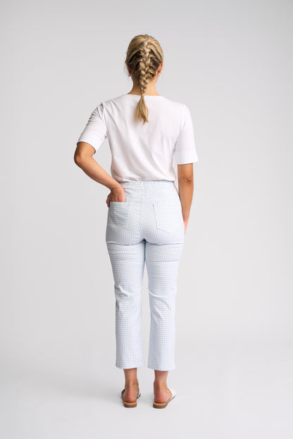 Sierra Pull On - Blue Gingham