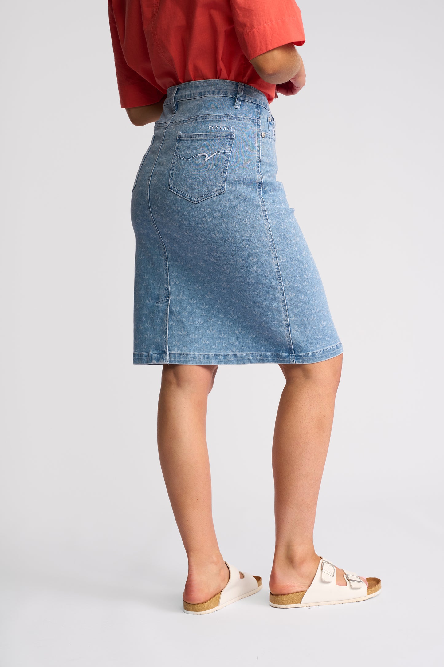 Poppy Skirt - Meadow Denim