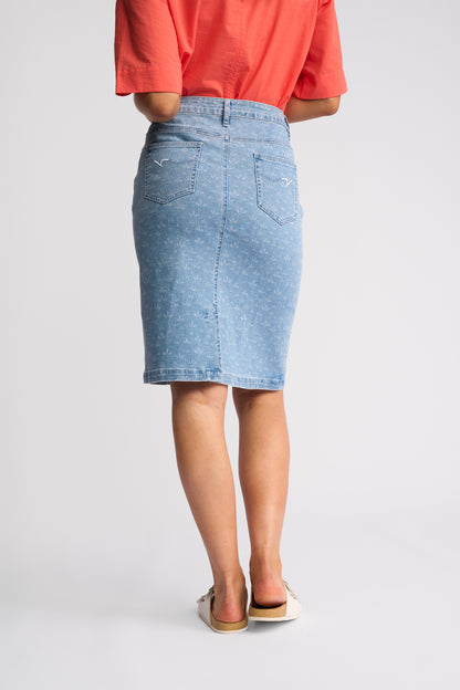 Poppy Skirt - Meadow Denim