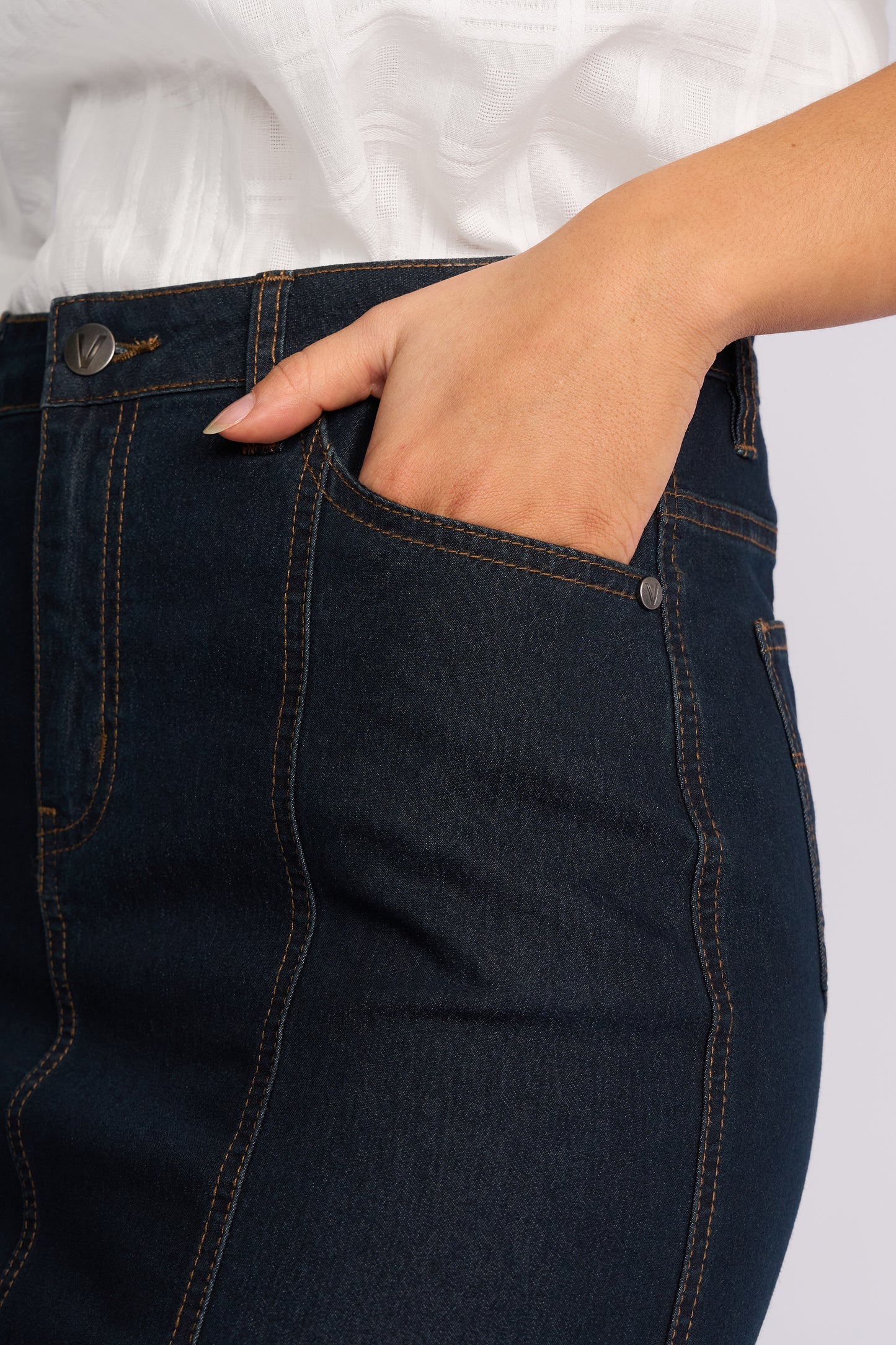 Poppy Skirt - Indigo Denim