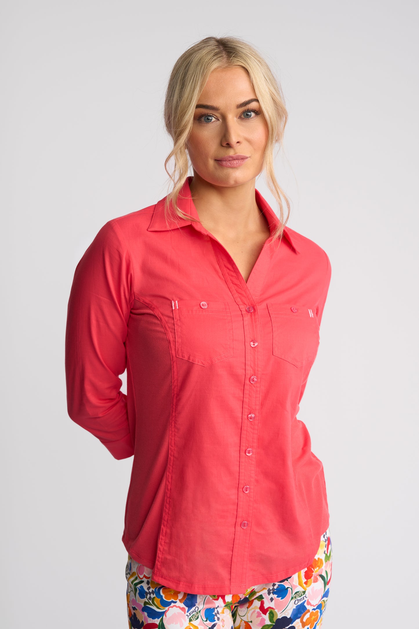 Isla Shirt - Raspberry