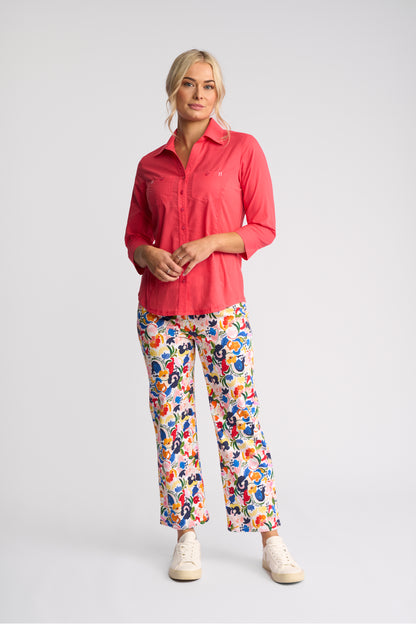 Isla Shirt - Raspberry