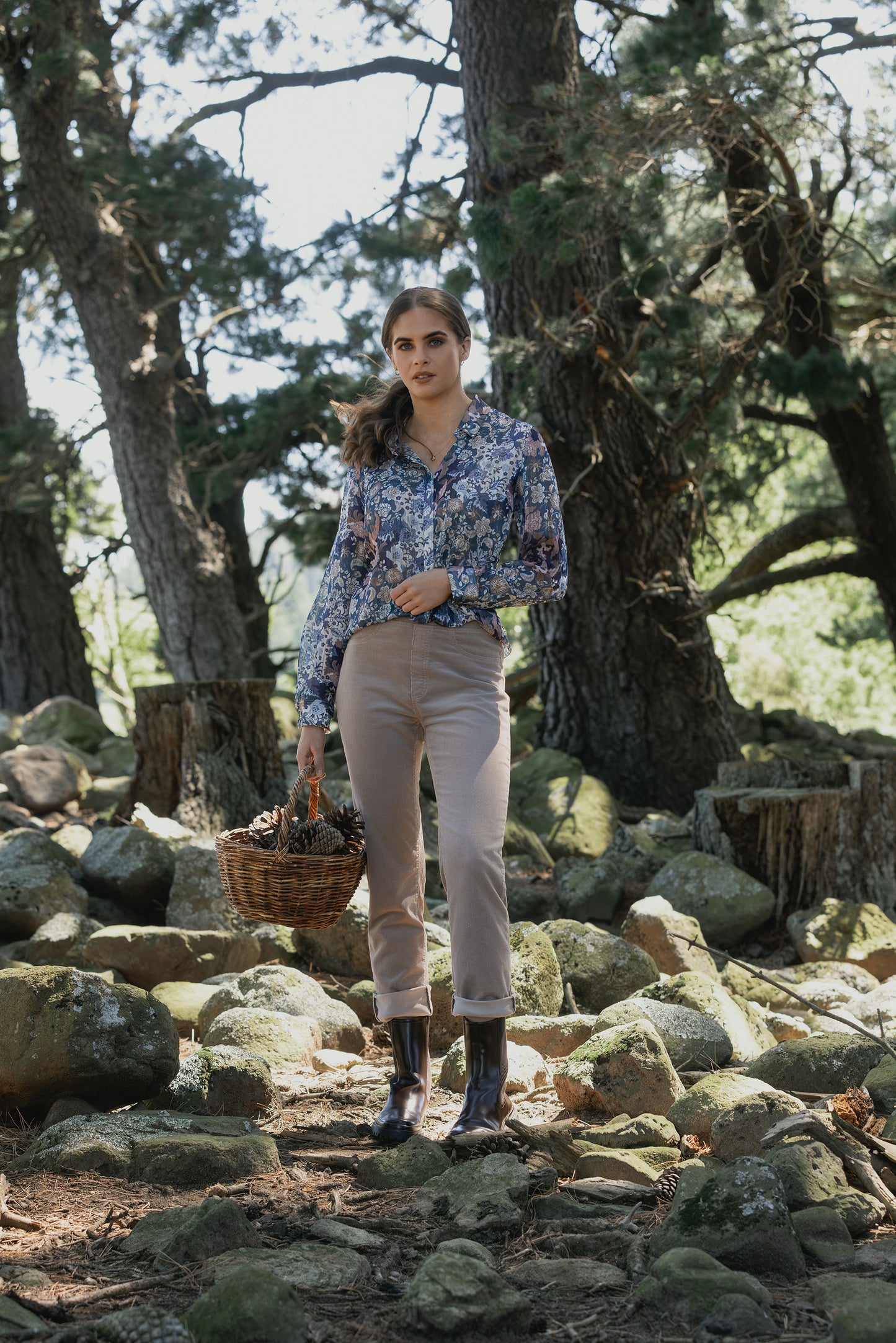 Rhea Ballot Chiffon Shirt