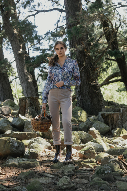 Rhea Ballot Chiffon Shirt