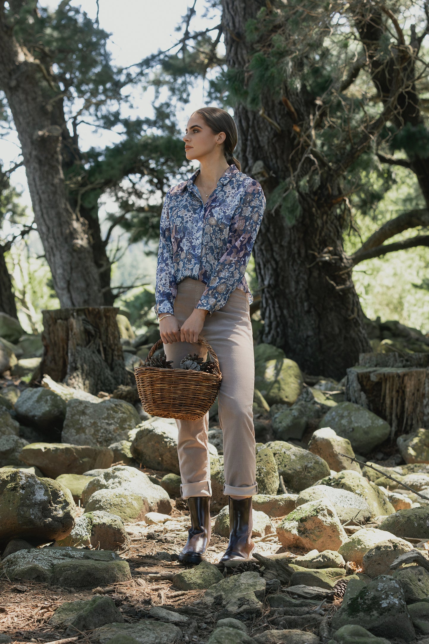 Rhea Ballot Chiffon Shirt