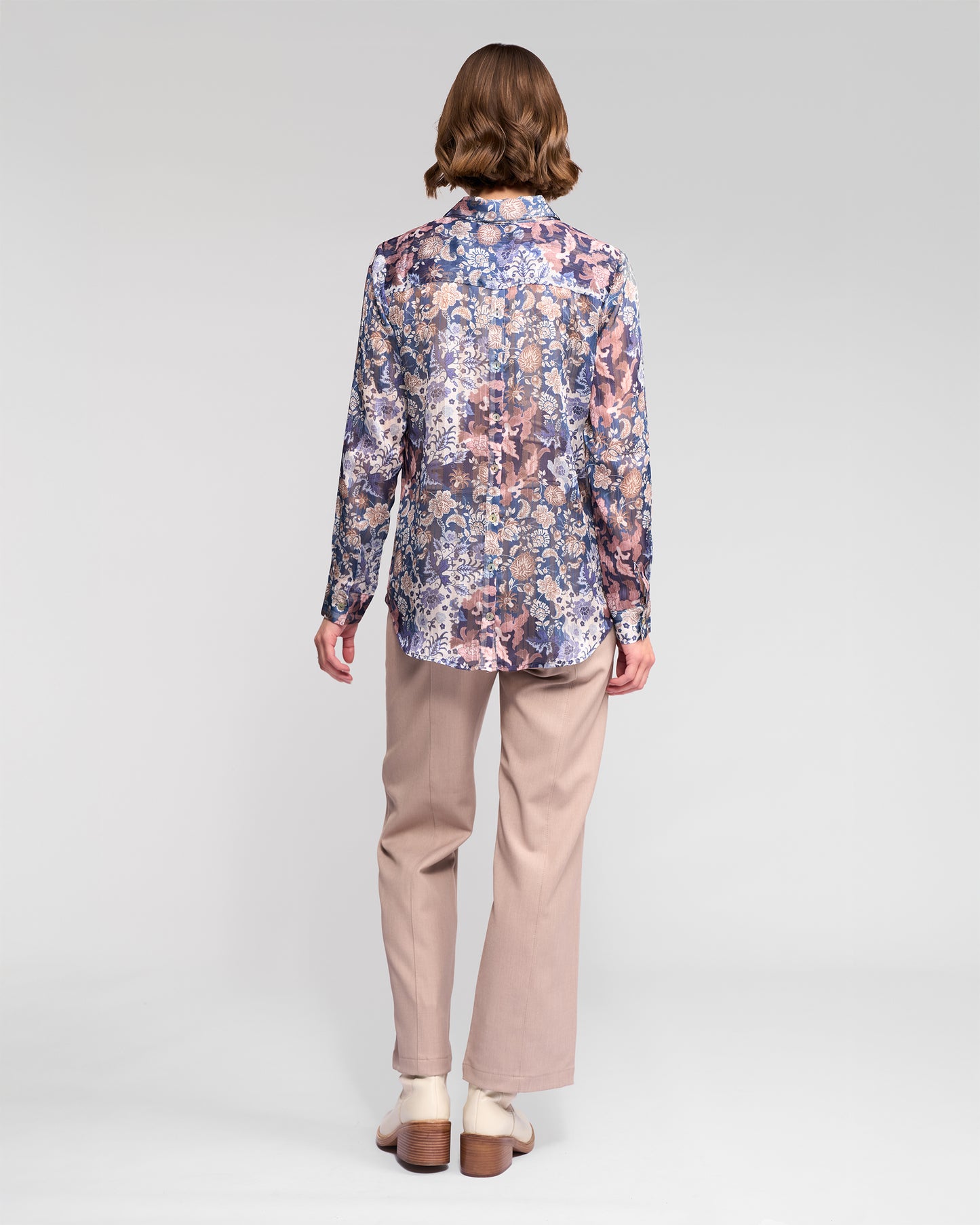 Rhea Ballot Chiffon Shirt