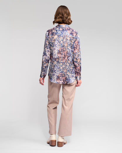 Rhea Ballot Chiffon Shirt