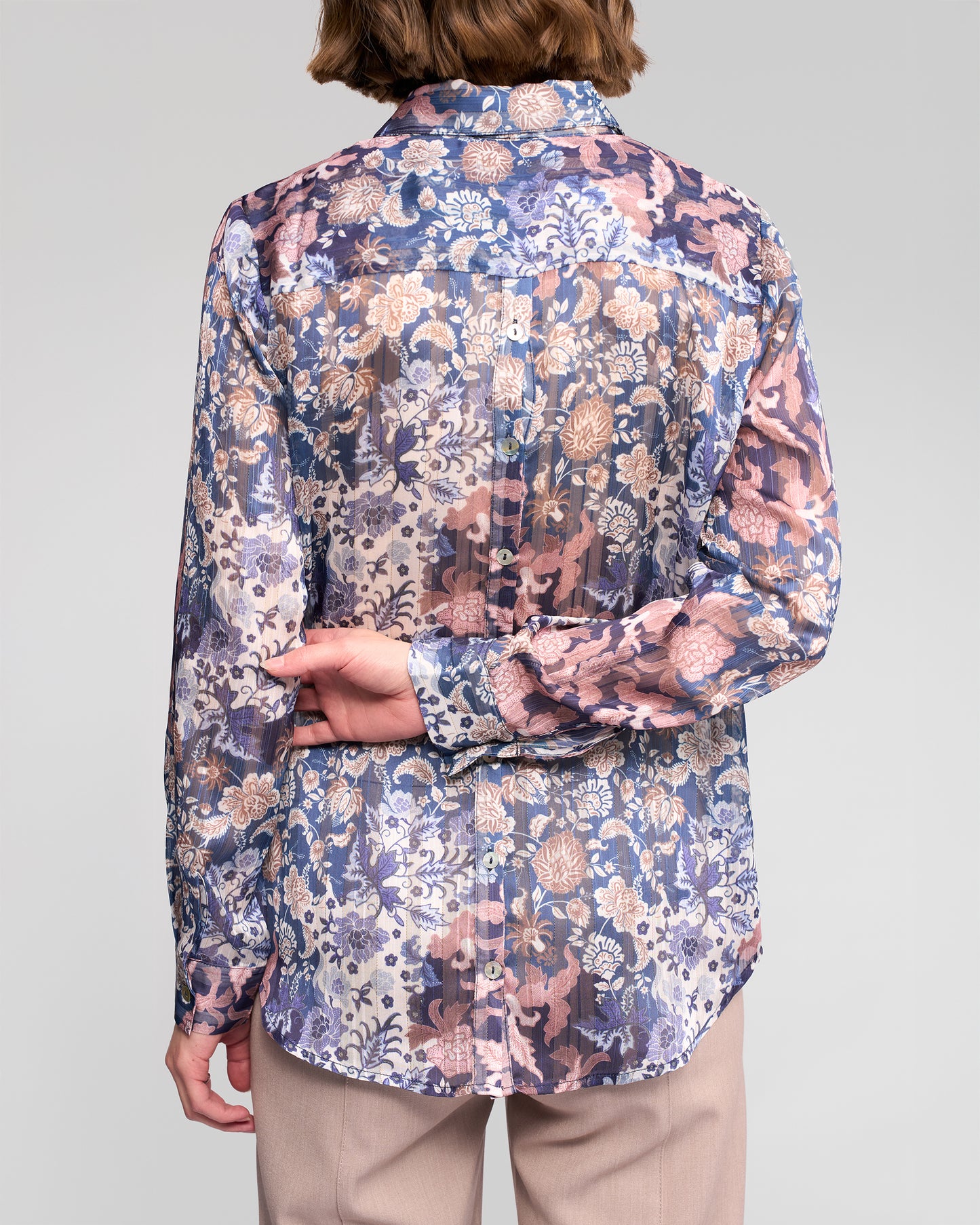 Rhea Ballot Chiffon Shirt