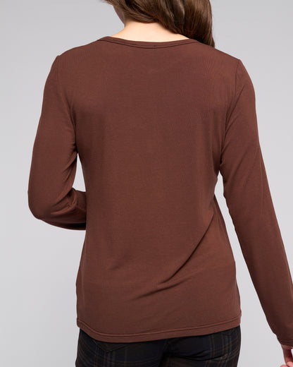 Chocolate Layer Knit Top