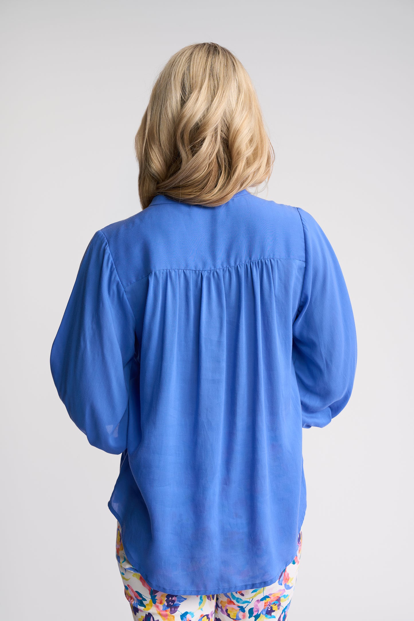Folk Shirt - French Blue