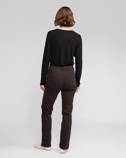 Column Pant - Chocolate