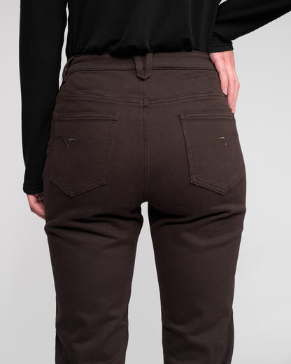 Column Pant - Chocolate