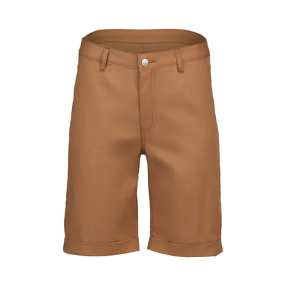 Pecan Slim Leg Above Knee Short