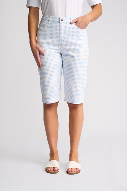 Custom Lightweight Short - Blue Gingham