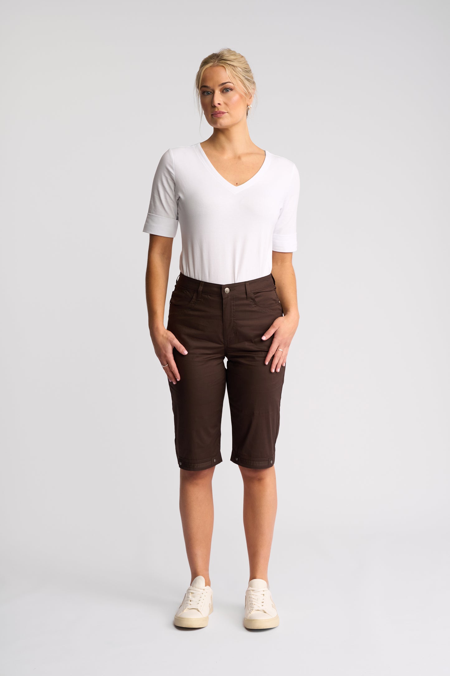 Custom Poplin Short - Chocolate