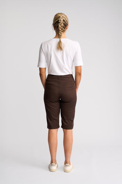 Custom Poplin Short - Chocolate