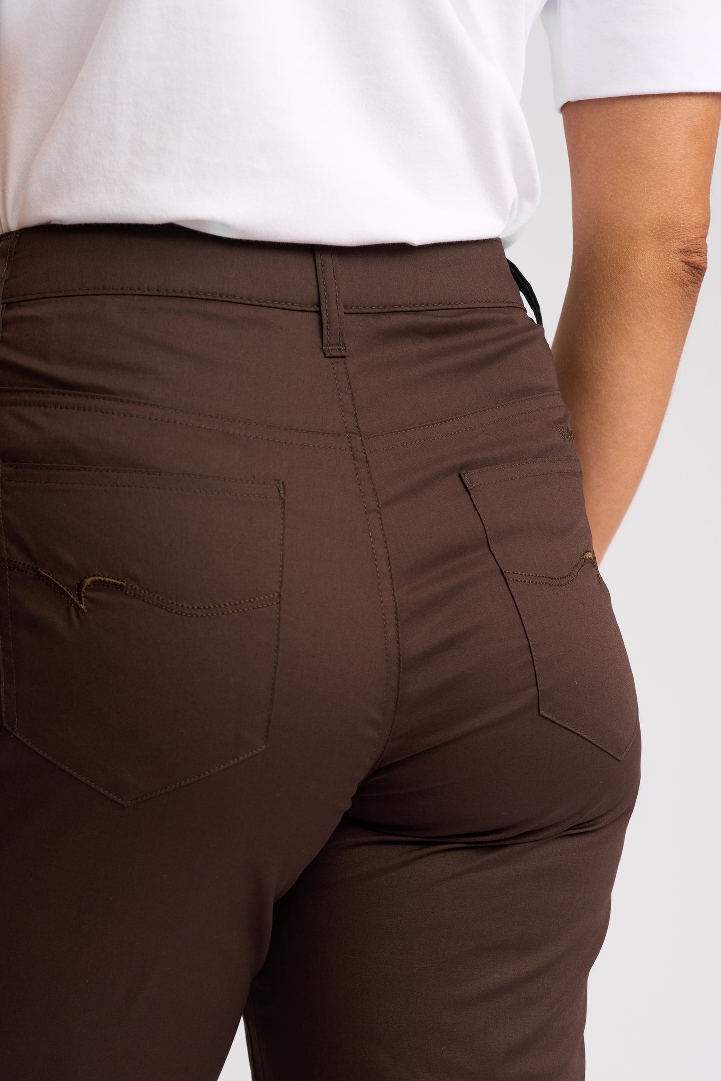 Custom Poplin Short - Chocolate