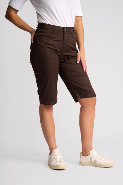 Custom Poplin Short - Chocolate