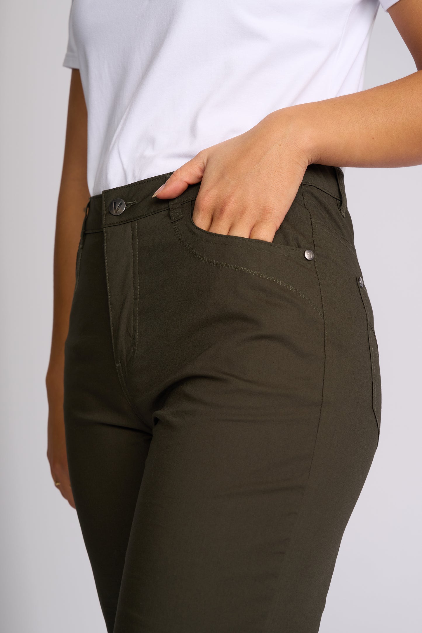 Custom Poplin Short - Khaki