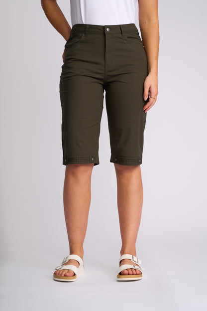 Custom Poplin Short - Khaki