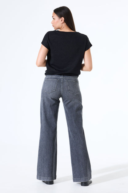 Black Metallic T-Shirt