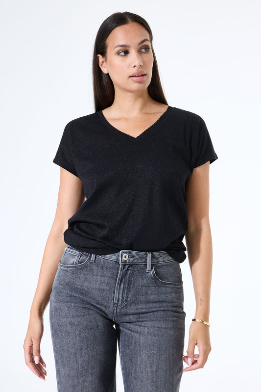 Black Metallic T-Shirt