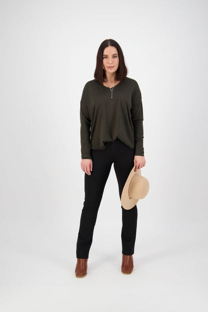 Bay Pull On Pants - Black