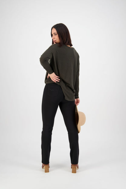 Bay Pull On Pants - Black