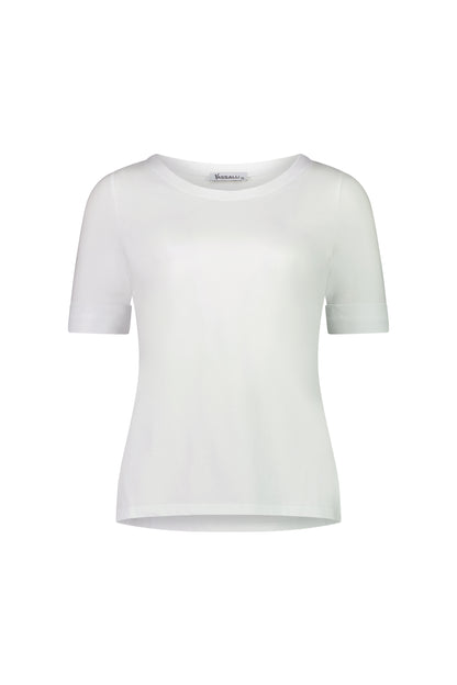 Essential White Boat Neck Top