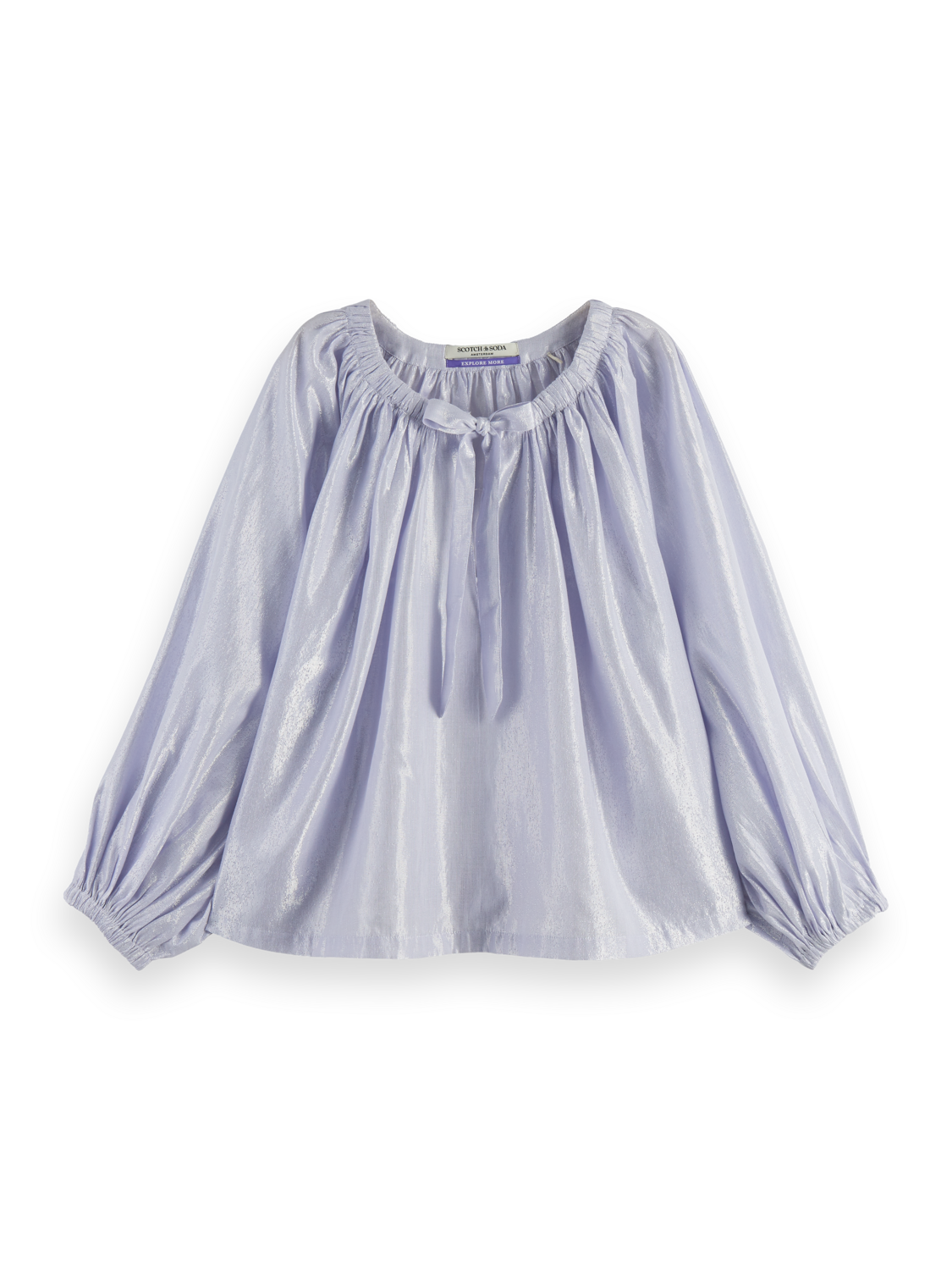 Lilac Bow Top