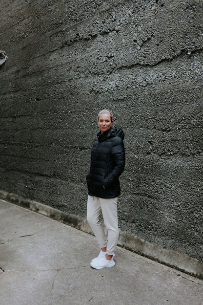 Lynn Black Puffer Jacket