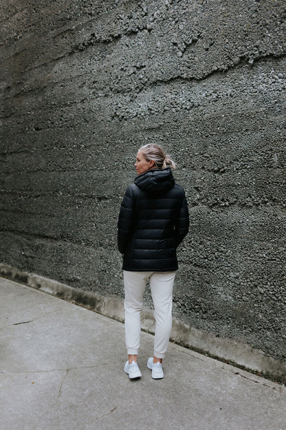 Lynn Black Puffer Jacket